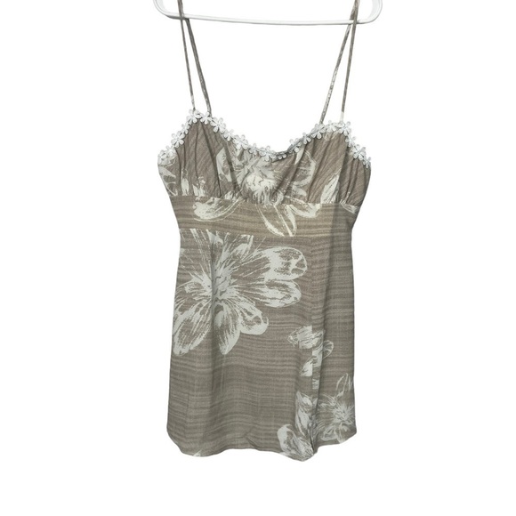 Saints & Secrets Mocha and White Floral Mini Sundress, NWT, Large - Picture 12 of 12